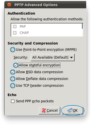 In advanced settings check if all checkbox are selected in Security and Compression section. Then click OK and Save